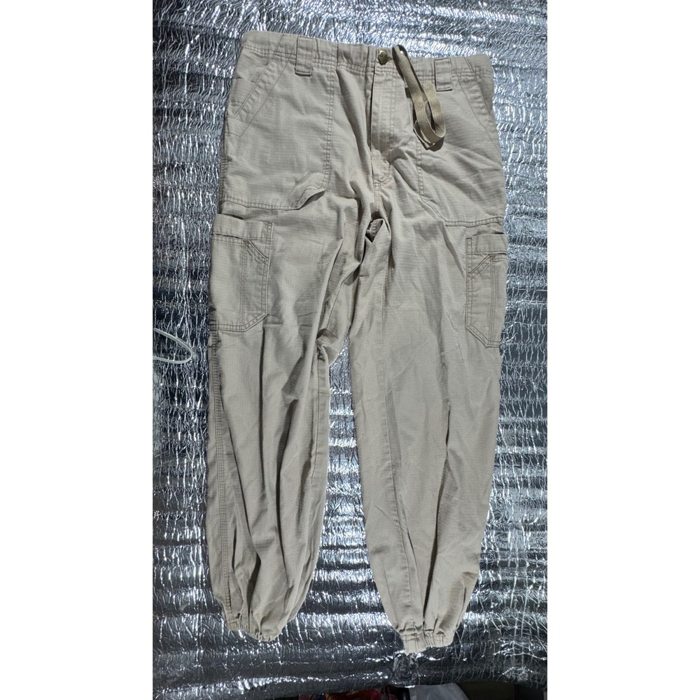 Carhartt C54108 Liberty Cargo Scrub Pants Tan Khaki Ripstop Mens Medium Regular